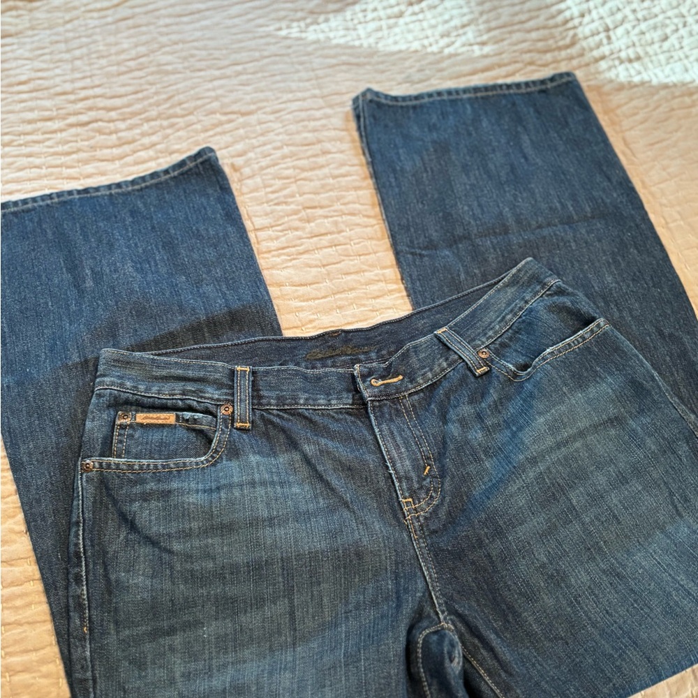 Eddie Bauer Dark Blue Straight Leg Jeans